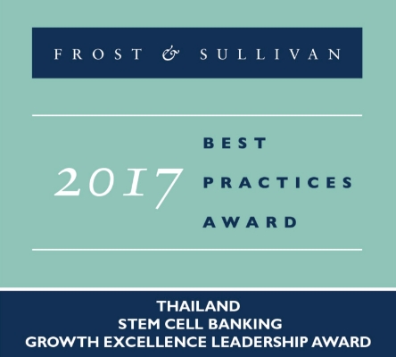 2017 Thailand Stem Cell Banking Growth Excellence Leadership
