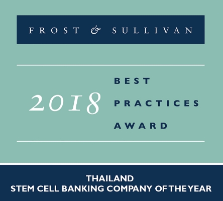 2018 Thailand Stem Cell Banking Company of The Year