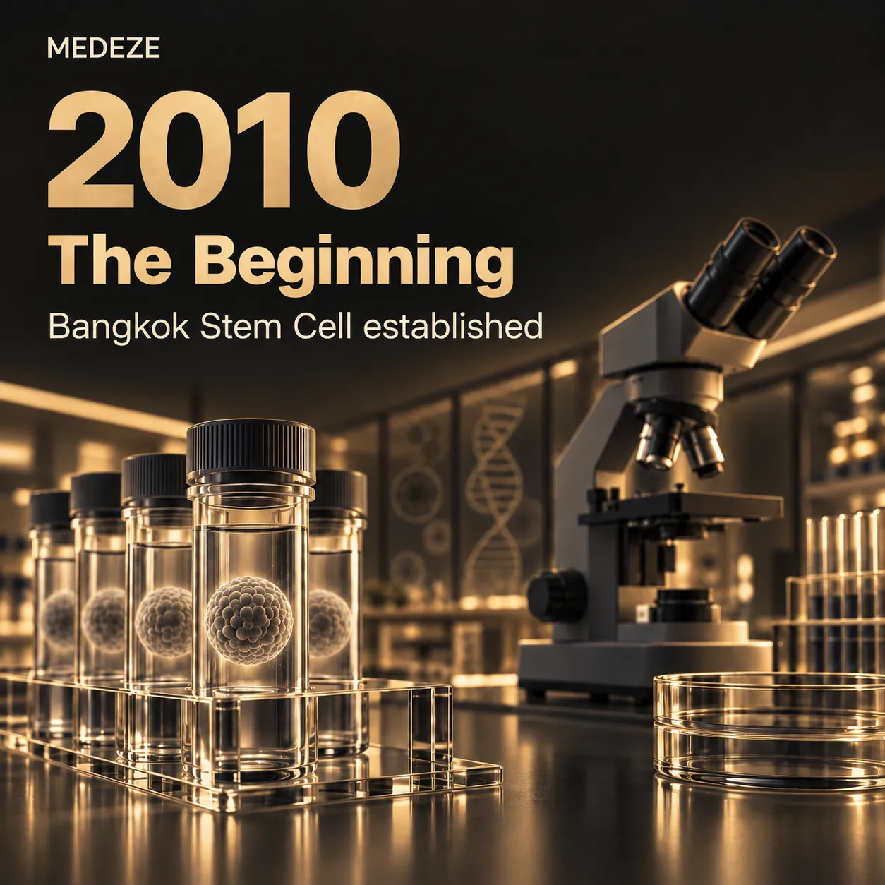 2010, The Beginning: Bangkok Stem Cell established