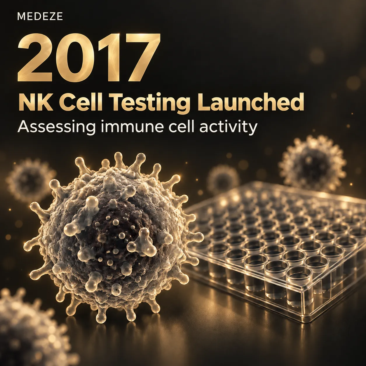 2017, NK Cell Testing Launched: assessing immune cell activity