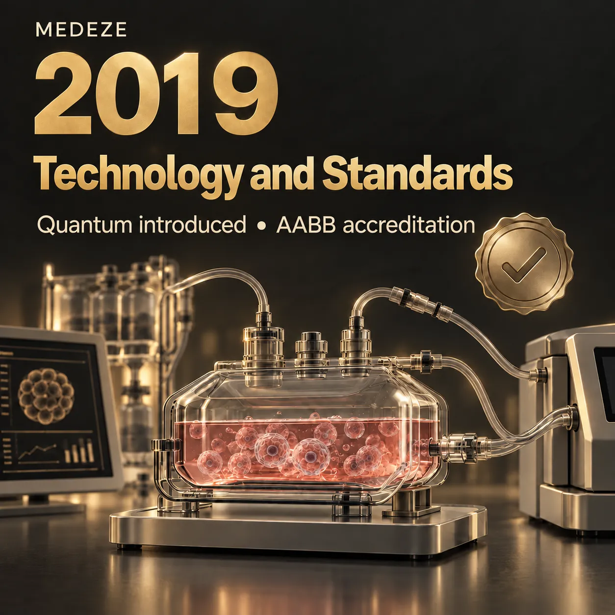 2019, Technology and Standards: Quantum introduced and AABB accreditation