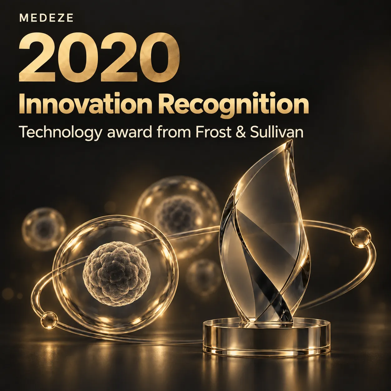 2020, Innovation Recognition: technology award from Frost & Sullivan